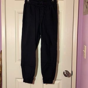 Black high-rise hollister joggers